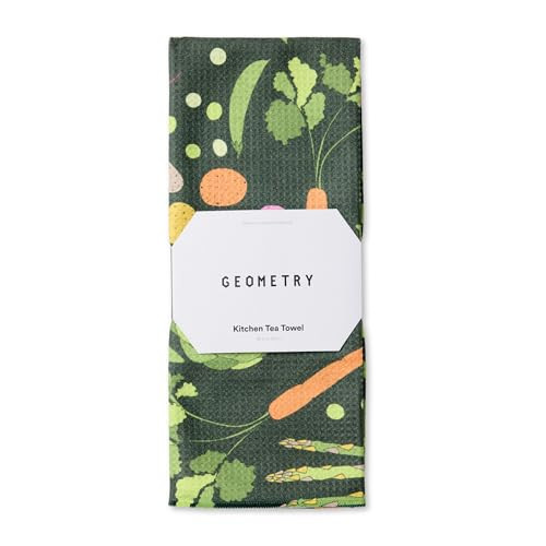 GEOMETRY Kitchen Tea Towels - Quick Dry Microfiber Dish Towels for Kitchen Spring Sprout, 18" x 30" 1 Pack | Amazon (US)