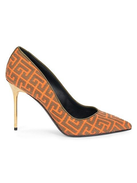 Rugby Monogram Jacquard Pumps | Saks Fifth Avenue