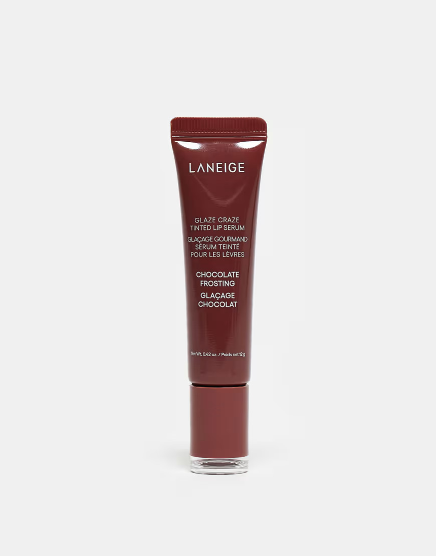 LANEIGE Glaze Craze Tinted Lip Serum - Chocolate Frosting-No colour | ASOS (Global)