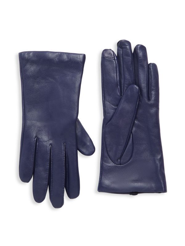 Cashmere-Lined Leather Gloves | Saks Fifth Avenue OFF 5TH