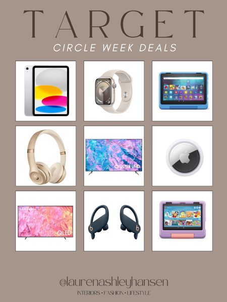 Target circle week electronic deals! Wireless headphones, AirTags, Apple Watch, TVs, kids tablets & more!

#LTKxTarget #LTKActive #LTKsalealert