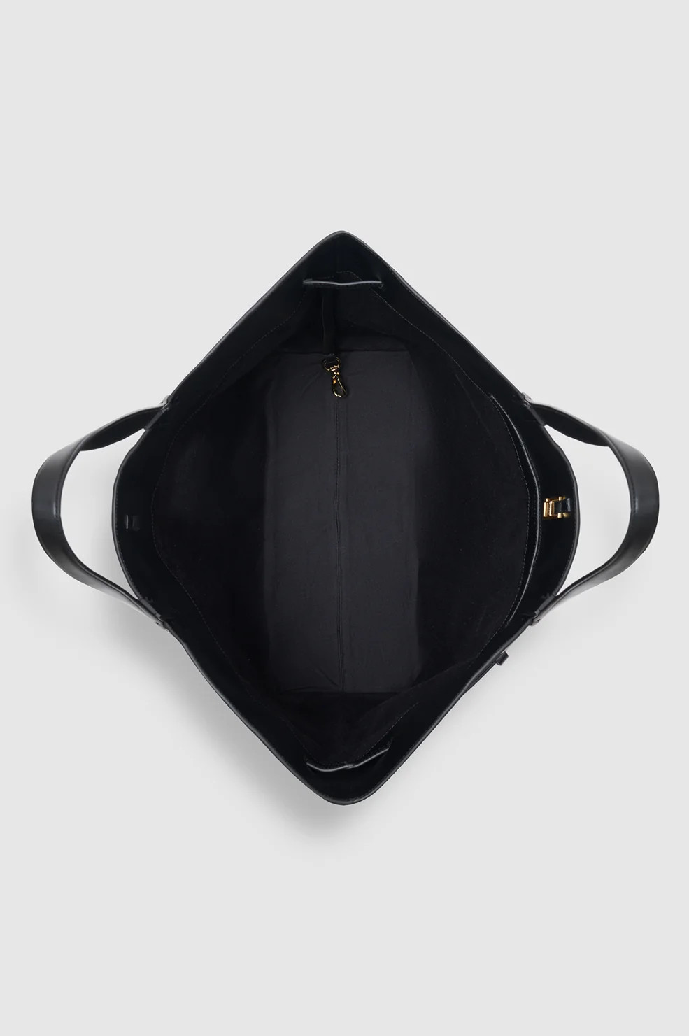 Elly Tote Grained Leather - Black | Anine Bing