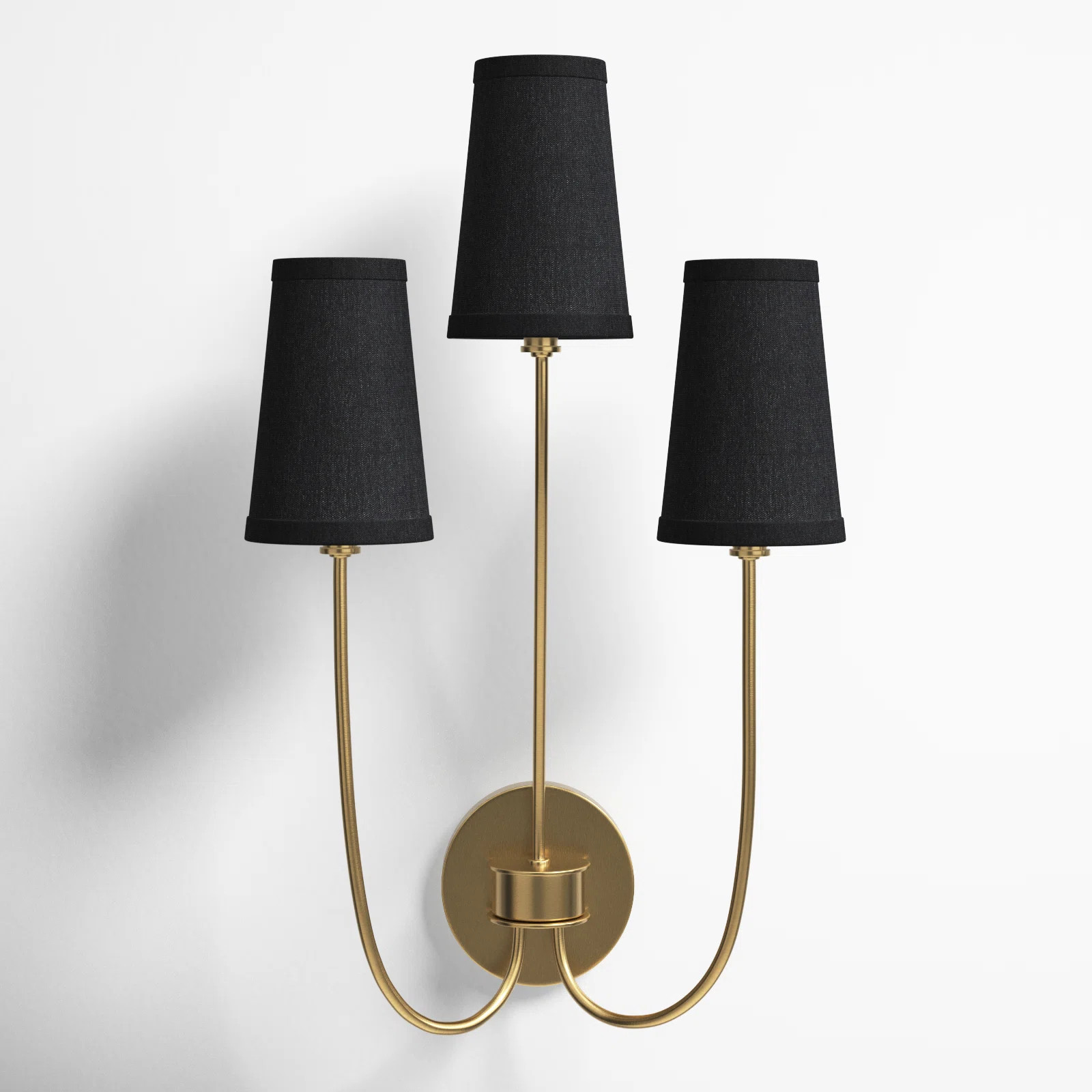 Revel 3 Light Dimmable Armed Sconce | Birch Lane