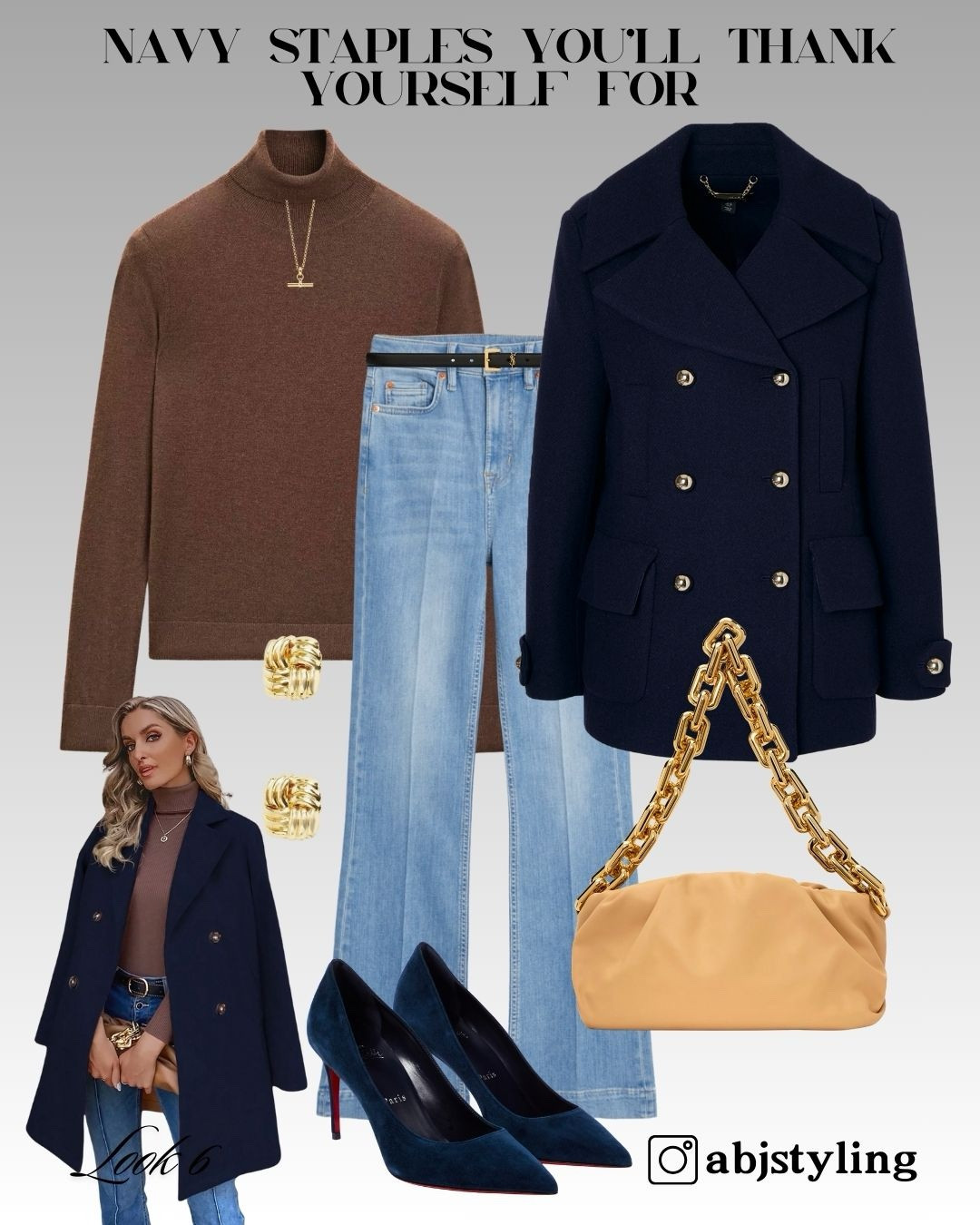 Navy meets warm camel tones — a chic combination for winter layering. Find all items below.
Styling Tip: Light-wash jeans brighten navy beautifully while keeping it classy.

#LTKwinter #LTKuk #LTKstyletip