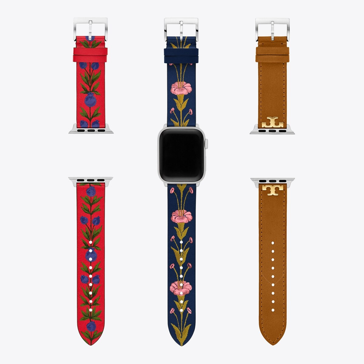 Band for Apple Watch® Gift Set, Multi-Color Leather, 38 MM – 40 MM | Tory Burch (US)