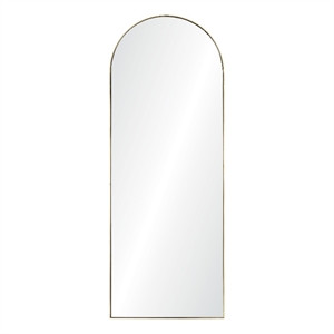 Renwil Thatcher 80x30" Irregular Modern Glass Accent Wall Mirror in Clear | Cymax