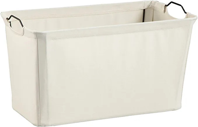 ClosetMaid 1622 Wide Wire Frame Fabric Bin, Tan | Amazon (US)