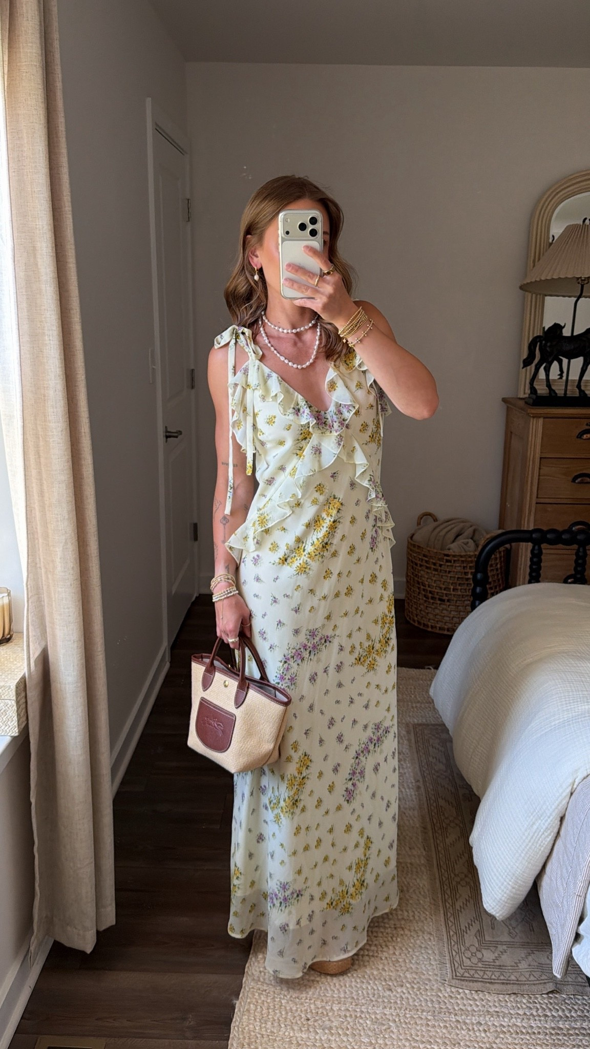 6/6/26 Wedding Welcome Party Outfit

What I wore to a wedding welcome party 🤍 wearing a Steve Madden dress (oldie) styled with Larroudé heels and my Longchamp bag. Such a fun, effortless look for a summer wedding weekend, rehearsal dinner, welcome party, or special event. Everything is linked here ✨

#LTKootd #LTKSeasonal #LTKWedding