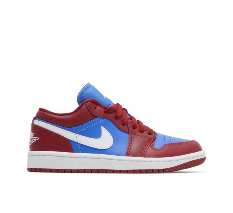 Pomegranate blue Jordan 1 lows! This color combo is INSANE, deep red and bright blue!

#LTKshoecrush #LTKGiftGuide #LTKstyletip
