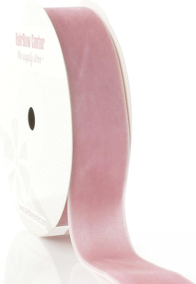 1" Velvet Ribbon Single Sided Craft Trim for Hair Bows Sewing Gift Wrapping and DIY Projects Soft... | Amazon (US)