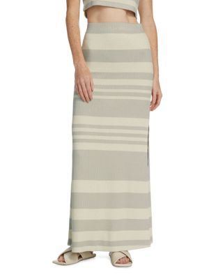 Coco Metallic Striped Maxi Skirt | Saks Fifth Avenue OFF 5TH
