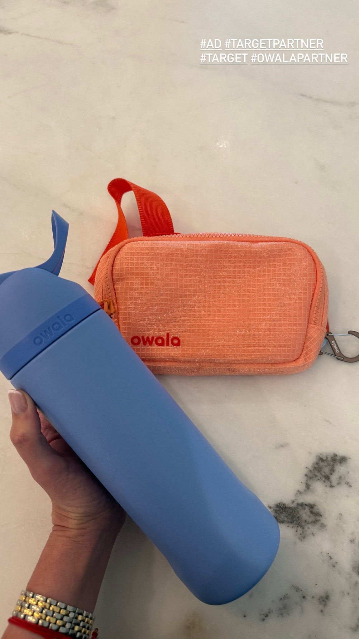 #AD This Owala Ultimate Mom Bag is one of my favorite finds! It keeps my water bottle close and my hands free all day! @Target @Owala #TargetPartner #Target #OwalaPartner
