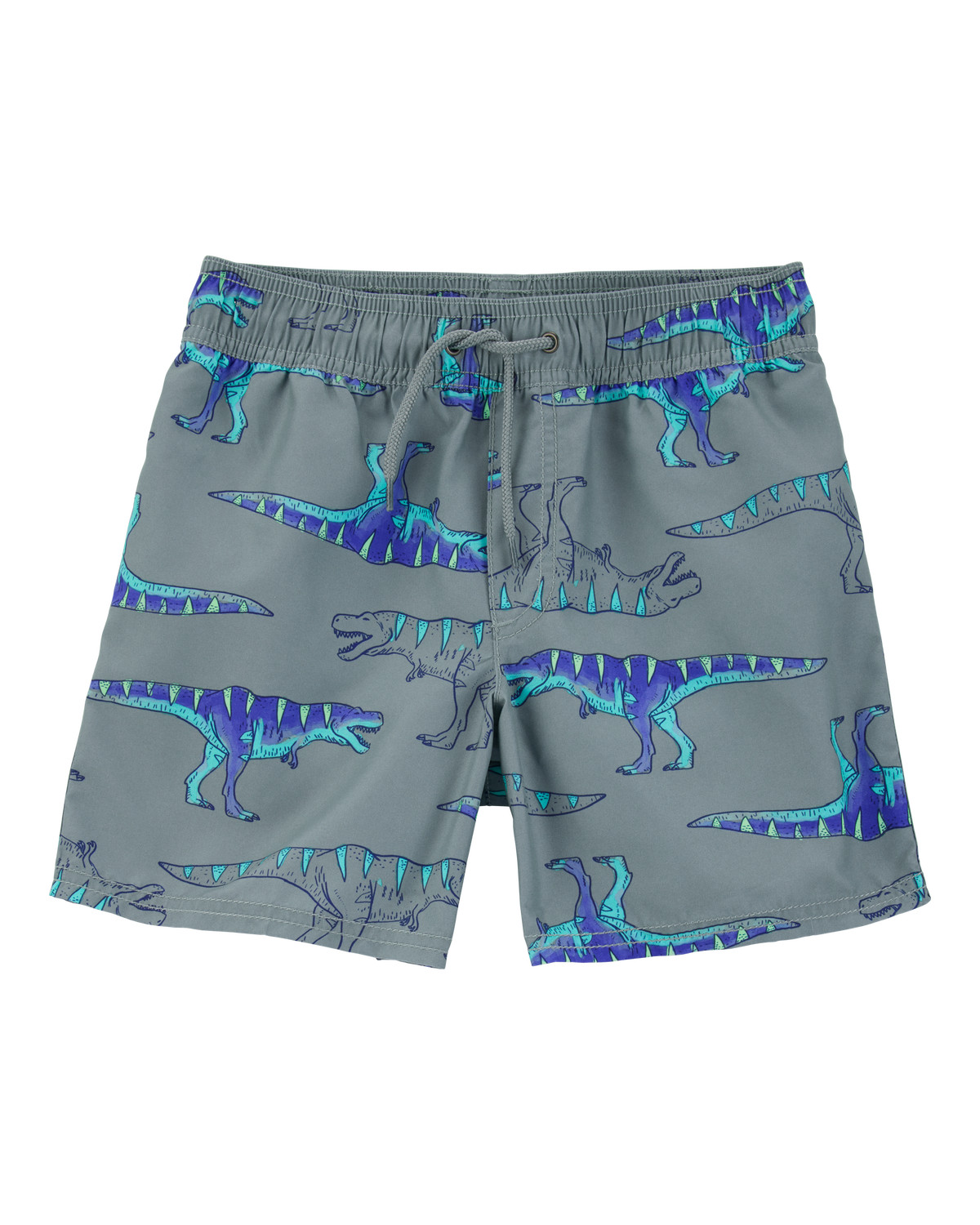 Kid Dinosaur Swim Trunks - Grey | Carter's | Carter's Inc