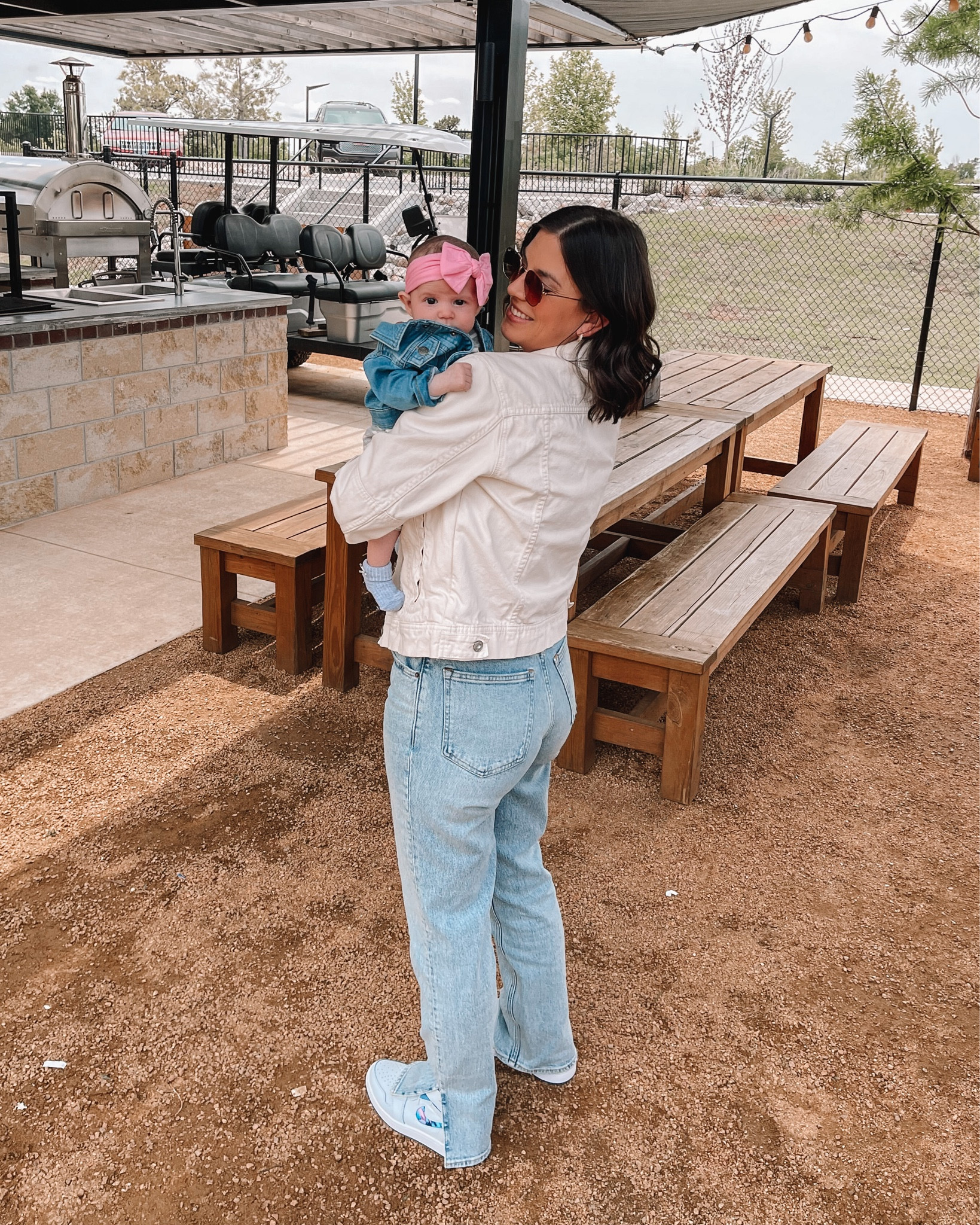 Love this little girl of mine! Both of our denim jackets are perfect for summer and I love these fun high top Jordans with the tropical pattern 

#LTKbaby #LTKSeasonal #LTKFind