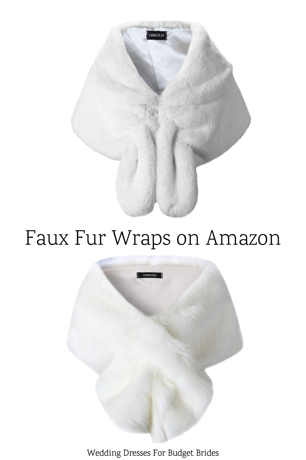 Affordable faux fur white wraps on Amazon for the bride to be and winter wedding. Under $55 each. 

#LTKWedding #LTKSeasonal