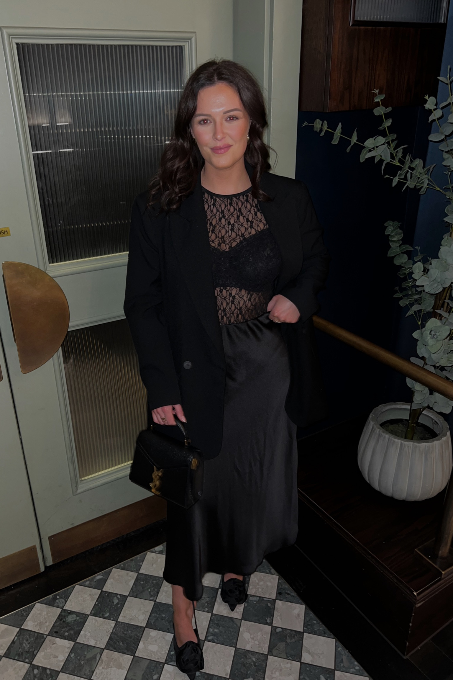 Dressy, date night outfit 🫶🏽

Lace bodysuit - New Look (Size 12)
Satin midi skirt- Dorothy Perkins (Size 12) 
Bra- Fantasie Lingerie (linked on IG , March highlights)
Heels- Nakd fashion (Linked on IG, Feb highlights)
Blazer - Dissh - Size 12 

#LTKstyletip #LTKeurope #LTKmidsize
