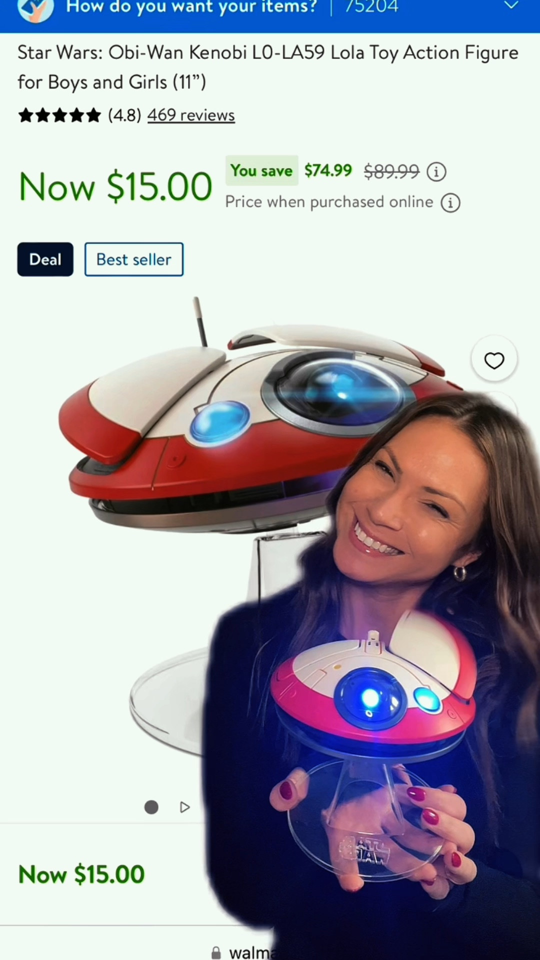 The perfect #StarWars holiday gift does exist! 🎁🥹❤️ #StarWarsLola 

#LTKGiftGuide #LTKHoliday #LTKfindsunder50