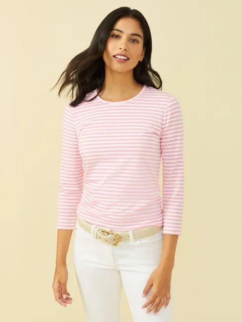 Sinclair Tee in Stripe | J.McLaughlin