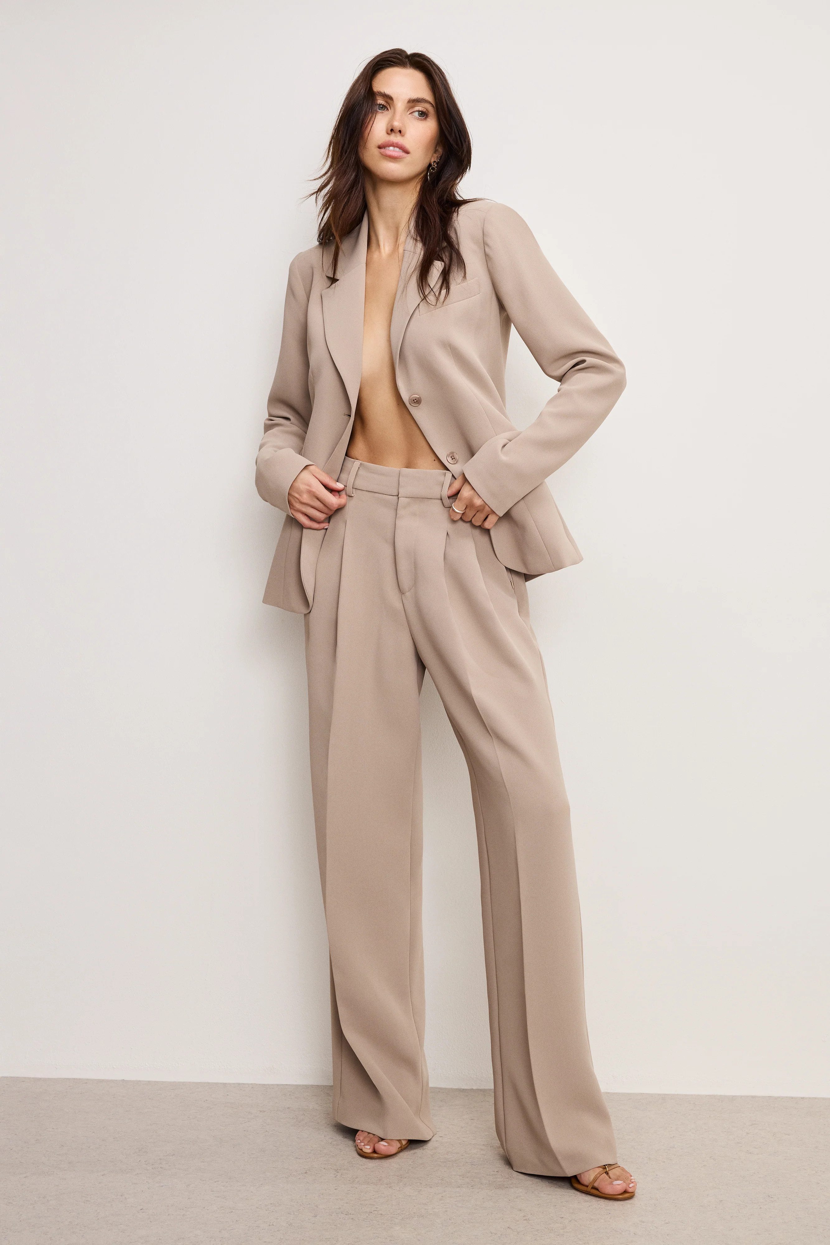 LUXE SUITING TROUSERS | MINERAL001 - GOOD AMERICAN | Good American