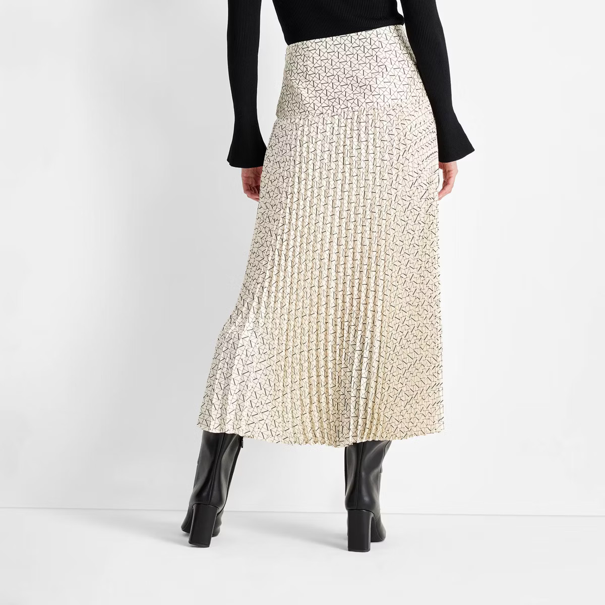 Women's Drop Waist Pleated Ankle Skirt - Future Collective | Target