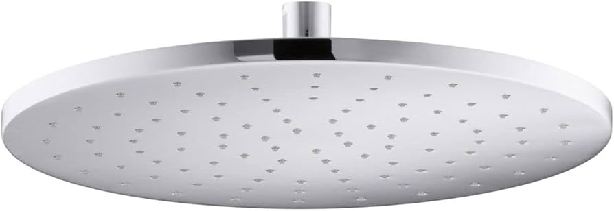 KOHLER 13690-CP Contemporary Round Rainhead with Katalyst Air-Induction Spray,2.5 GPM, 12-Inch, P... | Amazon (US)
