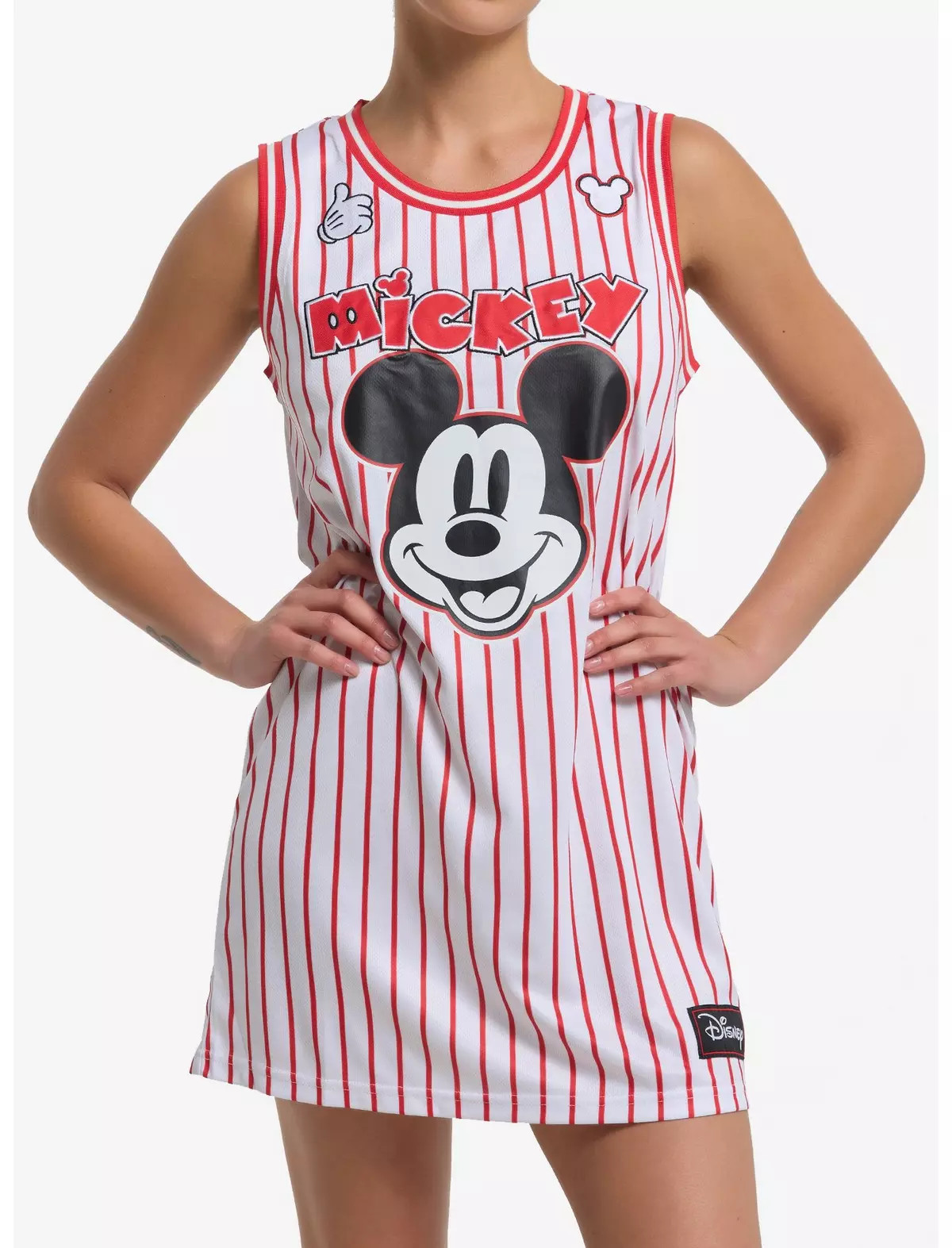 Her Universe Disney Mickey Mouse Basketball Jersey Dress | Hot Topic