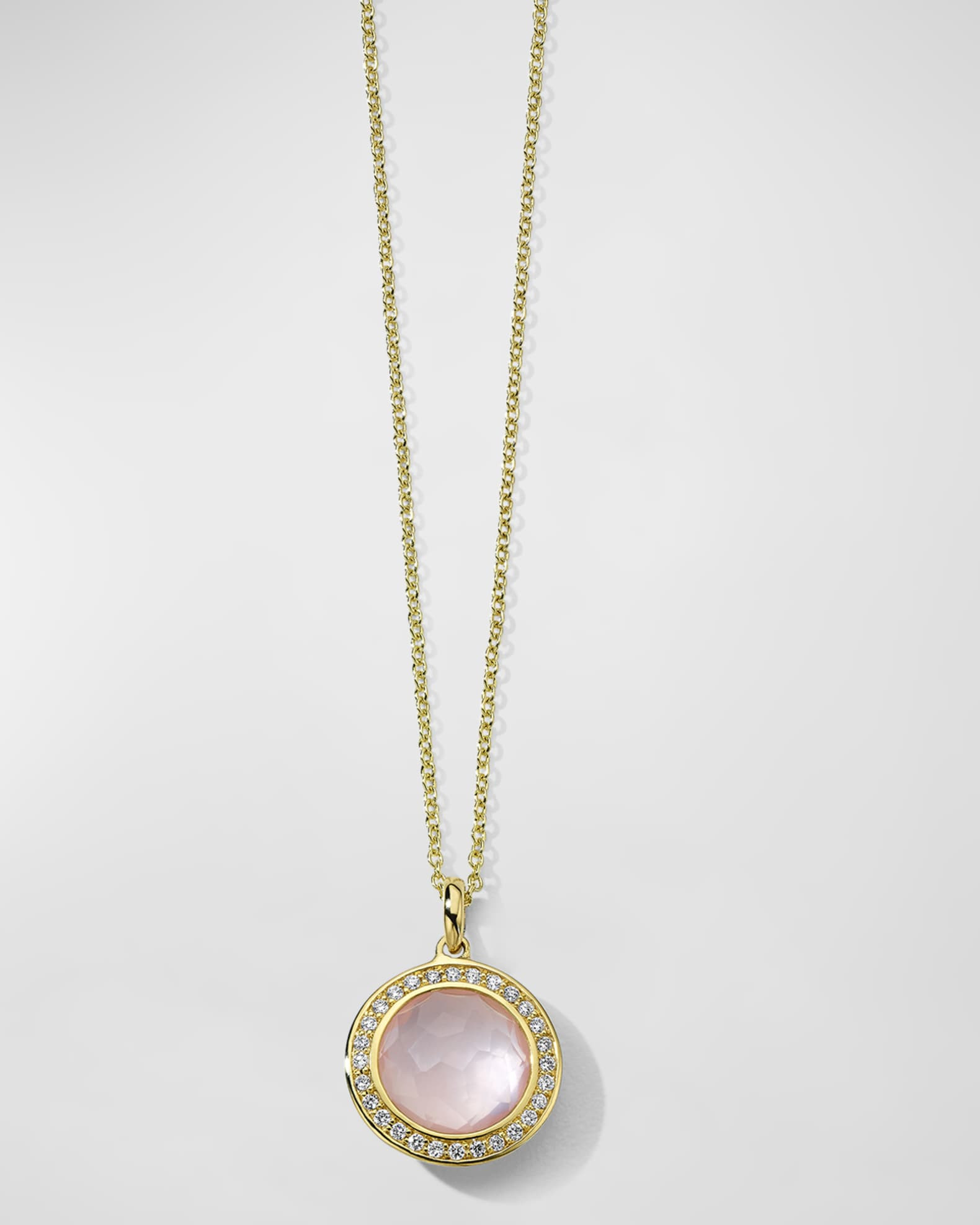 Ippolita Small Pendant Necklace in 18K Gold with Diamonds | Neiman Marcus