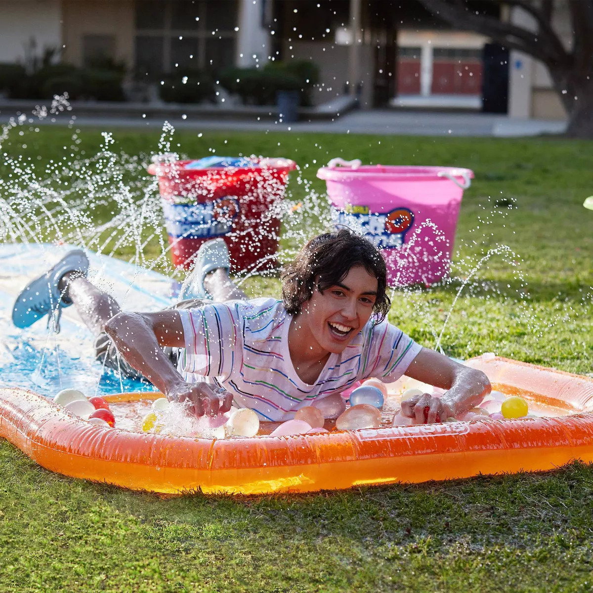 Bunch O Balloons Tropical Party Water Slide Wipeout 1x Lane by ZURU | Target