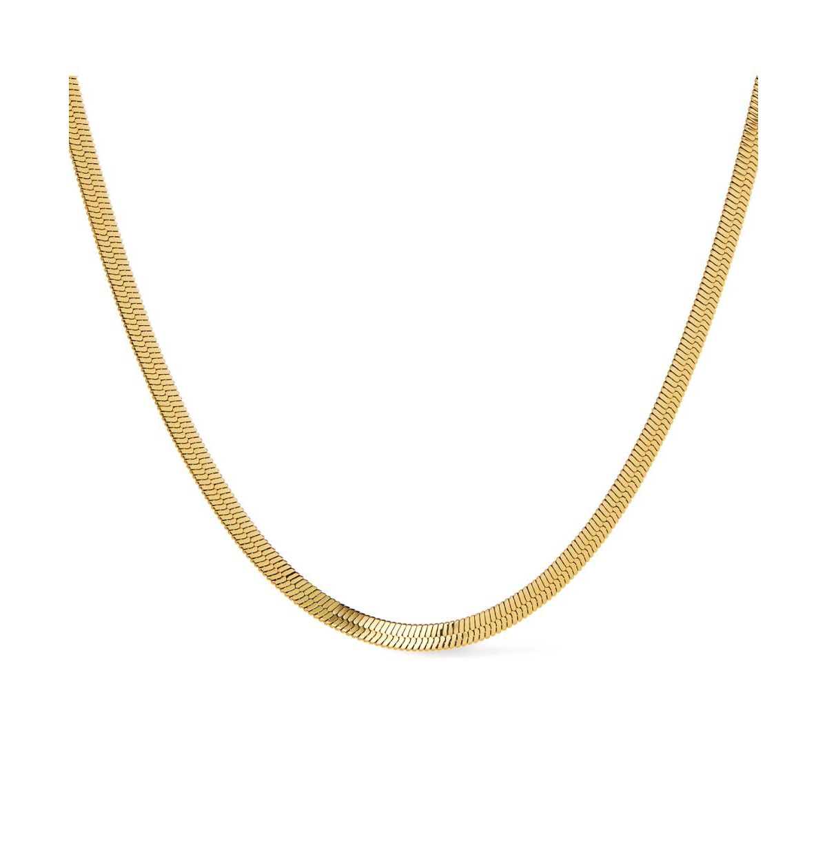 Ana Luisa Herringbone Chain - Ina Mini - Gold, gold | Macy's