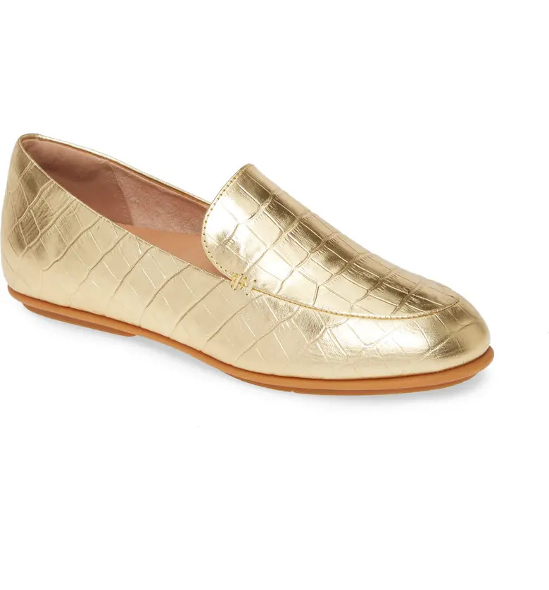 Lena Croc Embossed Loafer | Nordstrom