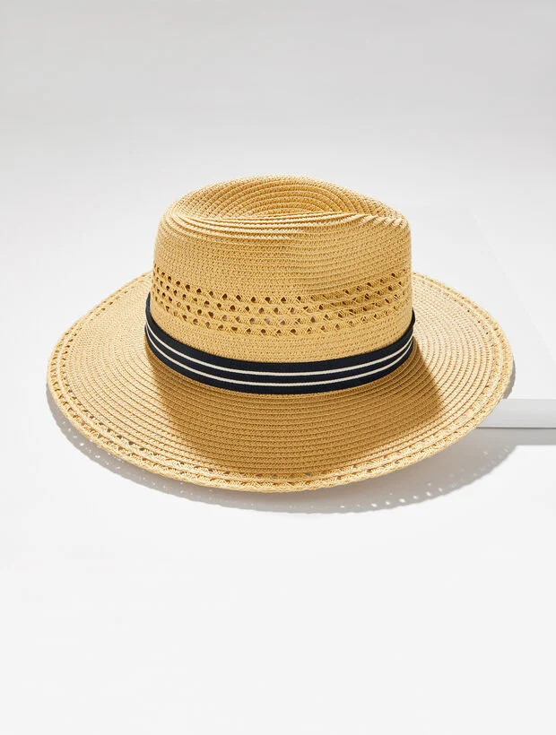 Open Weave Straw Hat | Talbots