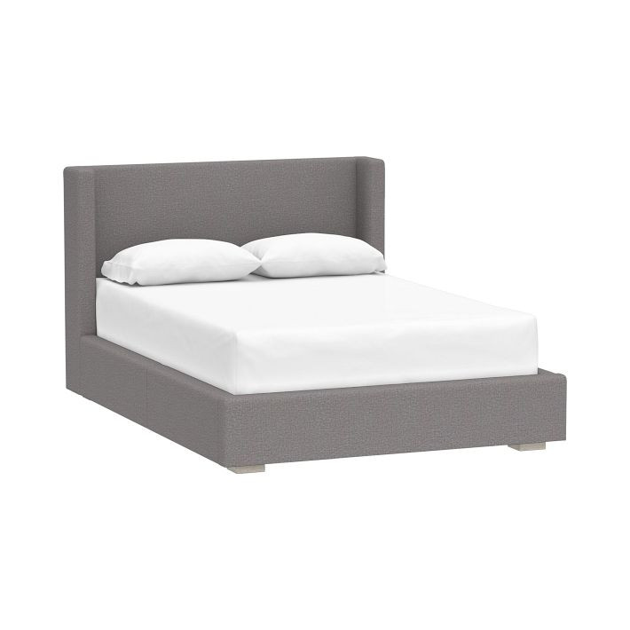 Shelter Upholstered Storage Bed | Pottery Barn Teen