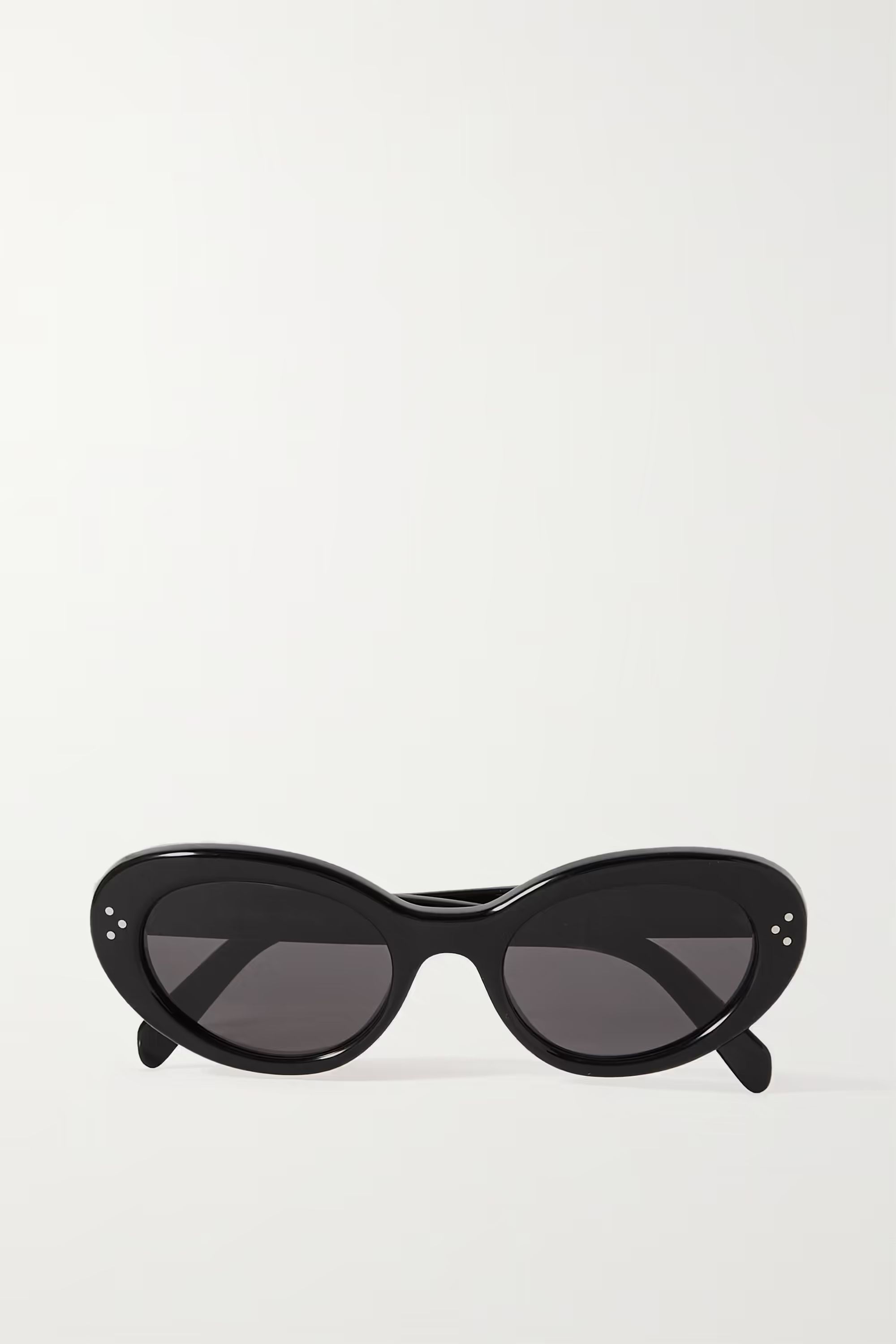 Black Oval-frame acetate sunglasses | CELINE EYEWEAR | NET-A-PORTER | NET-A-PORTER (US)