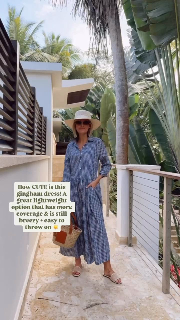 This gingham dress from Amazon is so good! You can wear it as a dress or a cover up! Super lightweight & perfect for spring & summer! Wearing S!

Loverly Grey, Amazon, gingham dress, cover up, vacation looks, resort wear, spring dress 

#LTKSeasonal