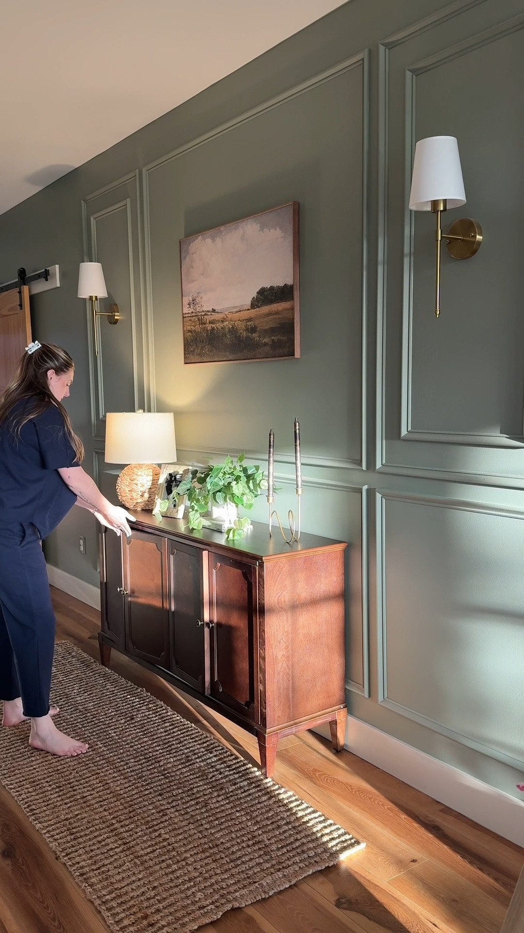 updating my foyer sideboard for a cozier feel 🤎🤎🤎 

#LTKHome