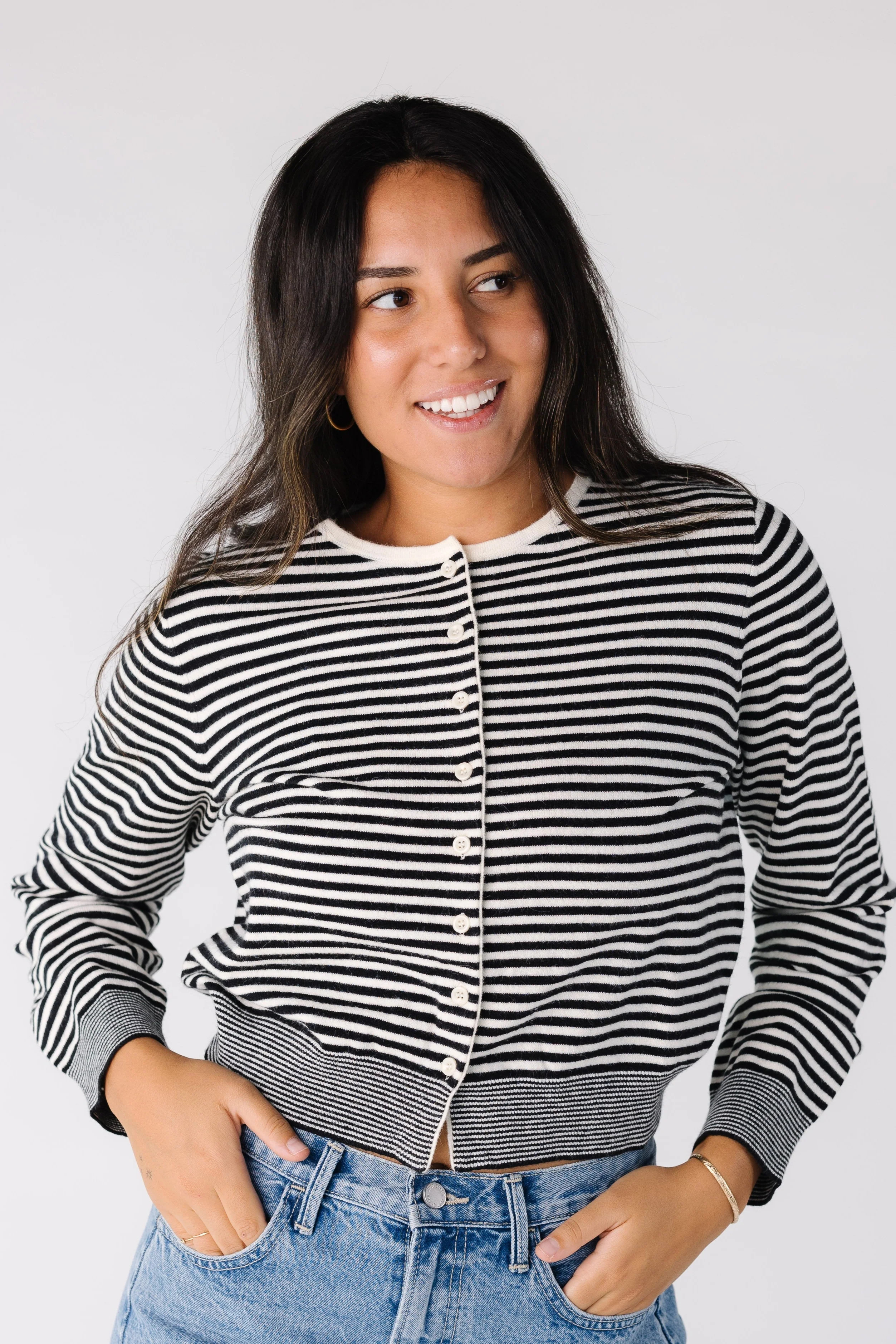 The Bella Striped Cardigan | Called To Surf