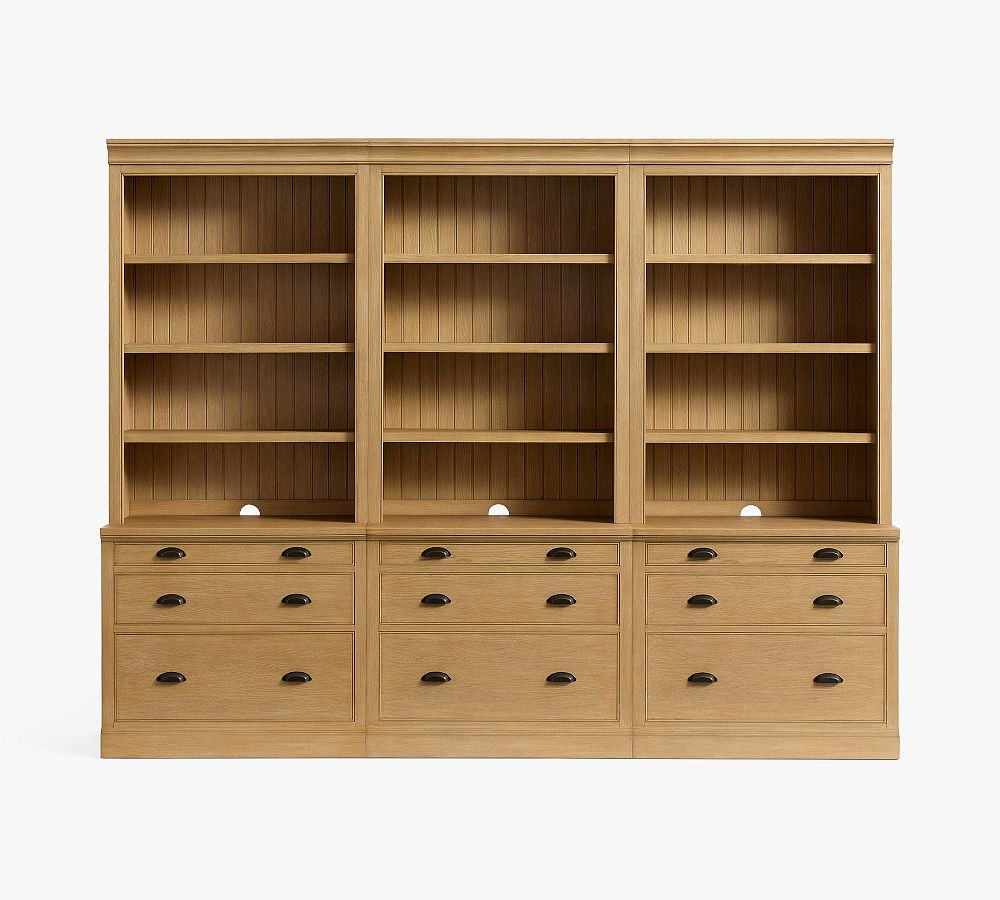 Aubrey Storage Shelf with File Cabinet (36"- 108") ​ | Pottery Barn (US)