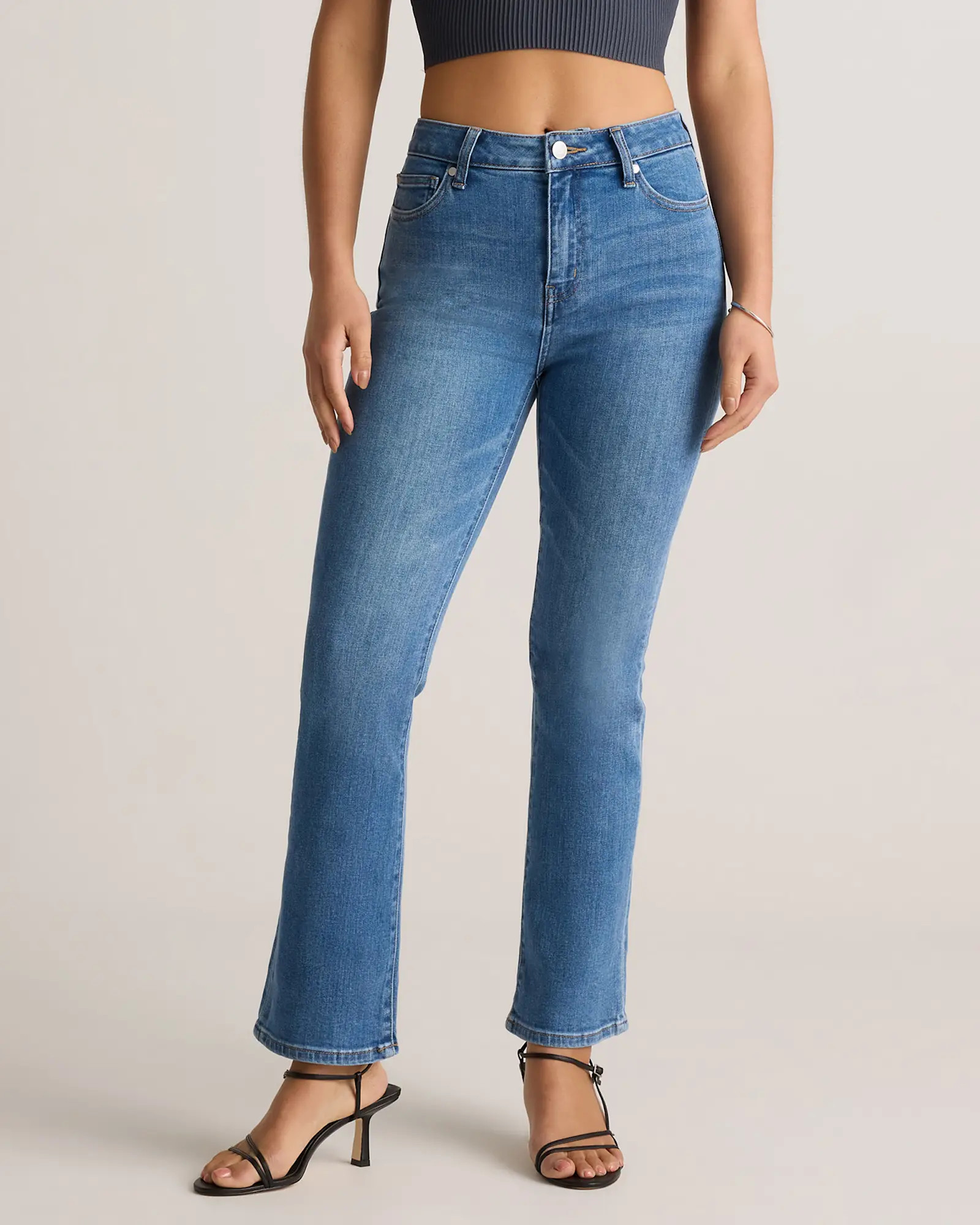 Bella Stretch Kick Flare Jeans | Quince