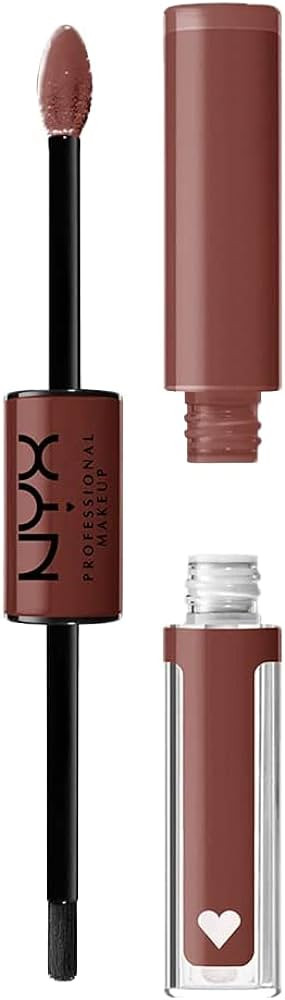 NYX PROFESSIONAL MAKEUP Shine Loud, Long-Lasting Liquid Lipstick with Clear Lip Gloss - Boundary ... | Amazon (US)