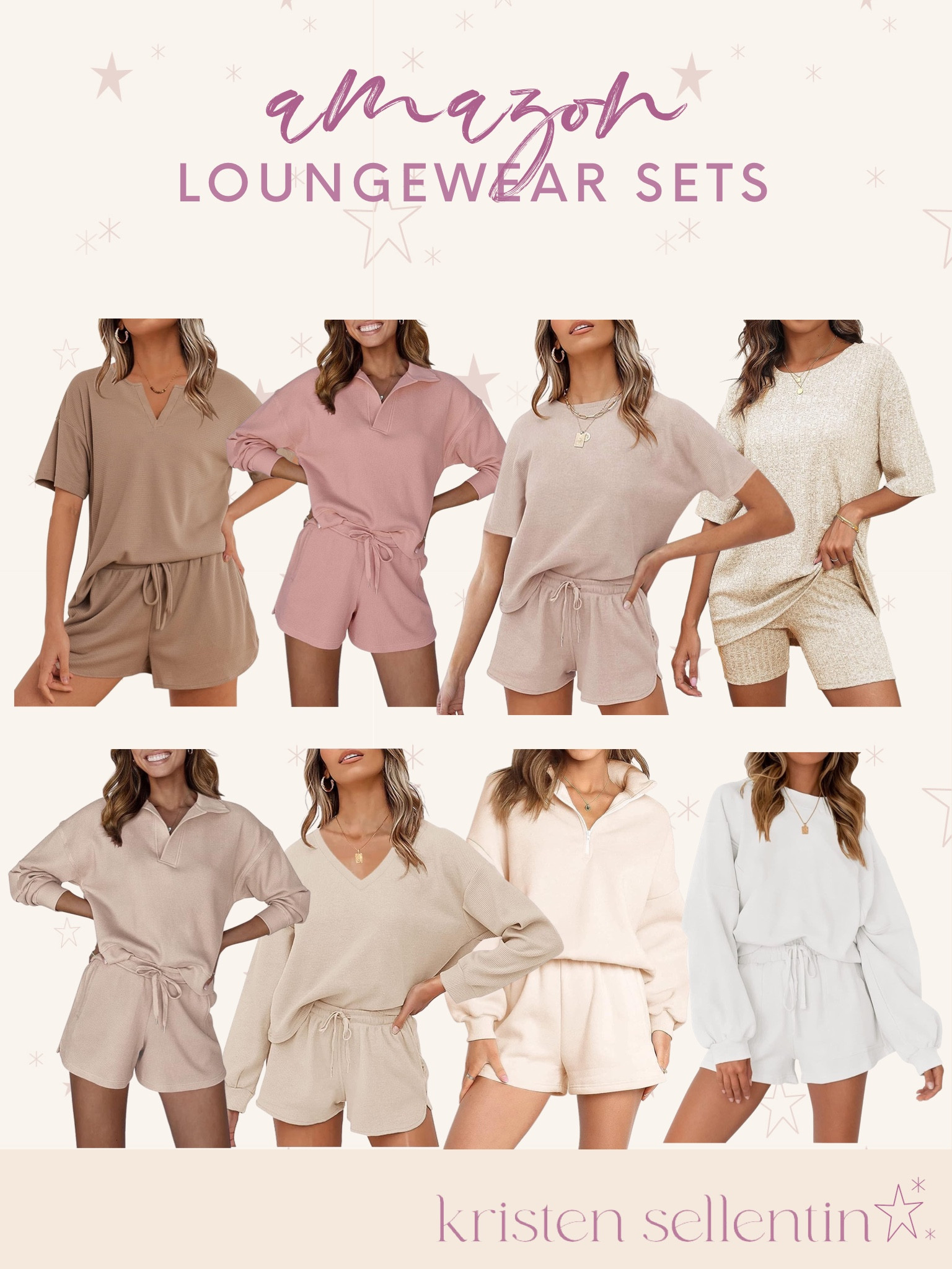 Bestselling loungewear sets in neutrals 

#amazon #loungewear #comfy #neutrals #fallfashion 

#LTKmidsize #LTKover40 #LTKstyletip