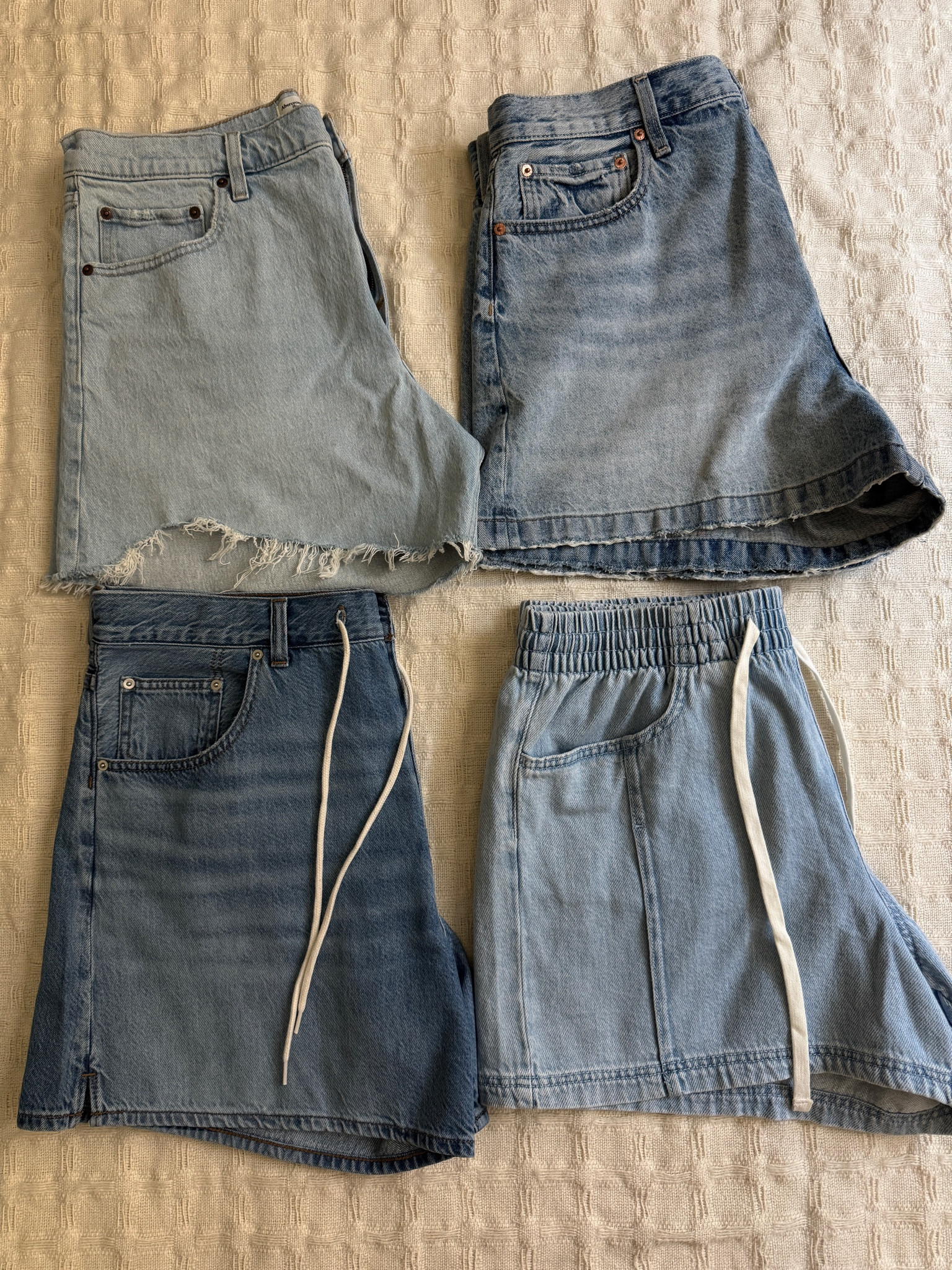Denim shorts that fit my curves really well ! 

I size up in all of these to a 32/14 besides the target ones I just did a L 

#madewell #abercrombie #target #denim #shorts #favorites 

#LTKMidsize #LTKFindsUnder100 #LTKFindsUnder50