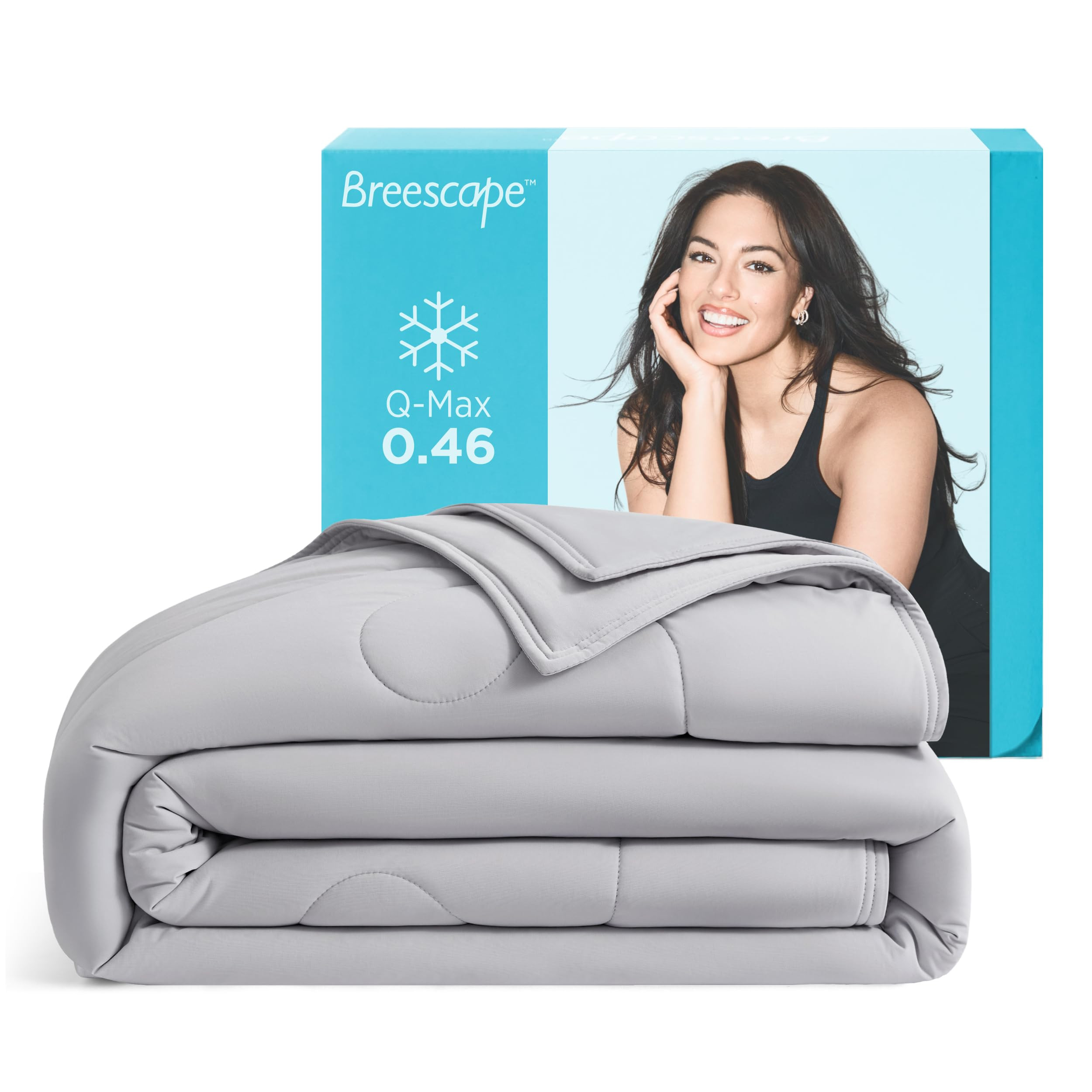 Breescape Cooling Comforter King Size - BlendTek™ Q-Max>0.46 Tech, Breathable Blanket for Hot S... | Amazon (US)