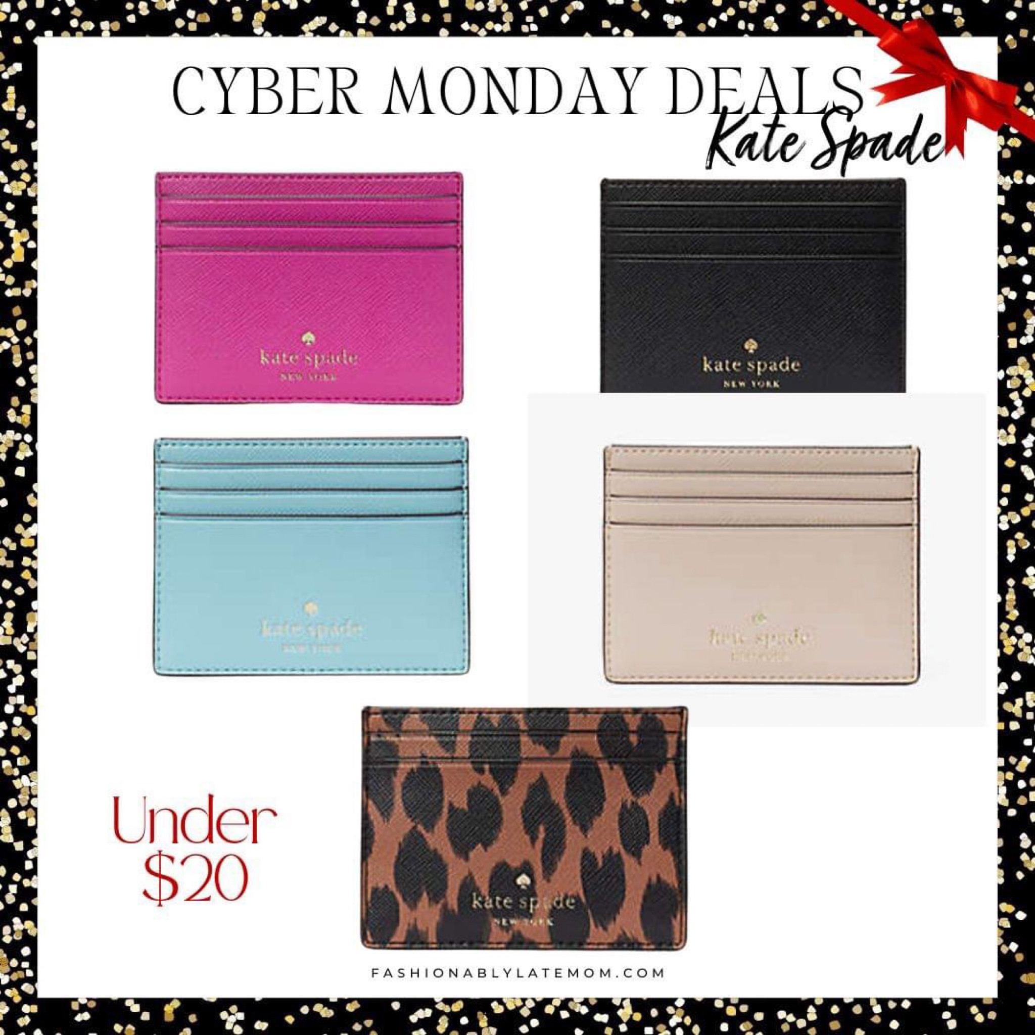 These little card holder/ wallets are so cute! 
Fashionablylatemom 
Card holder 
Wallet 
Kate spade find
Gift idea 

#LTKGiftGuide