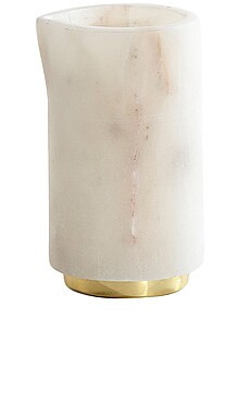 HAWKINS NEW YORK Simple Marble and Brass Creamer in White from Revolve.com | Revolve Clothing (Global)