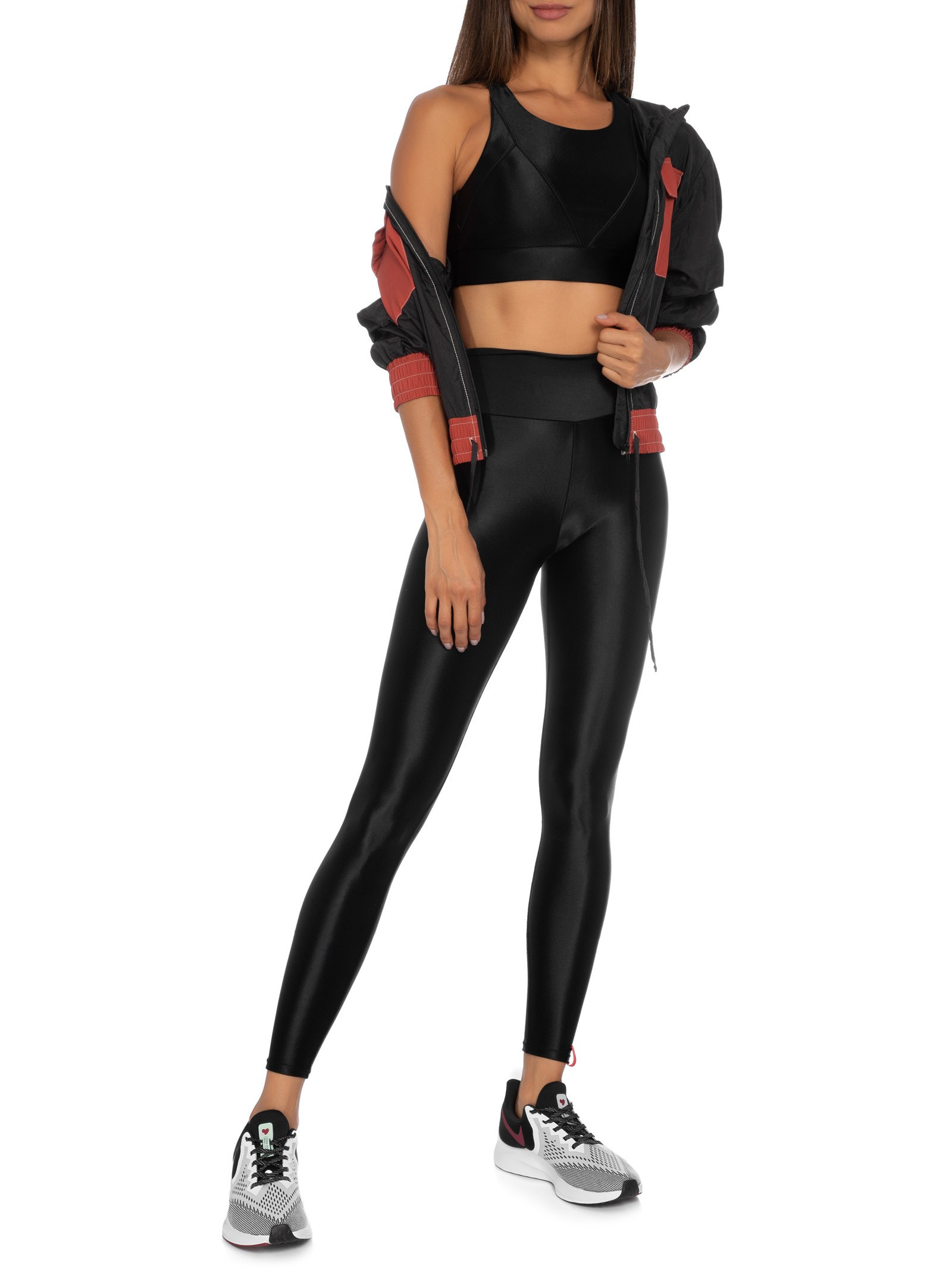 Calça Legging Lisa - Preto | OQVestir (BR)