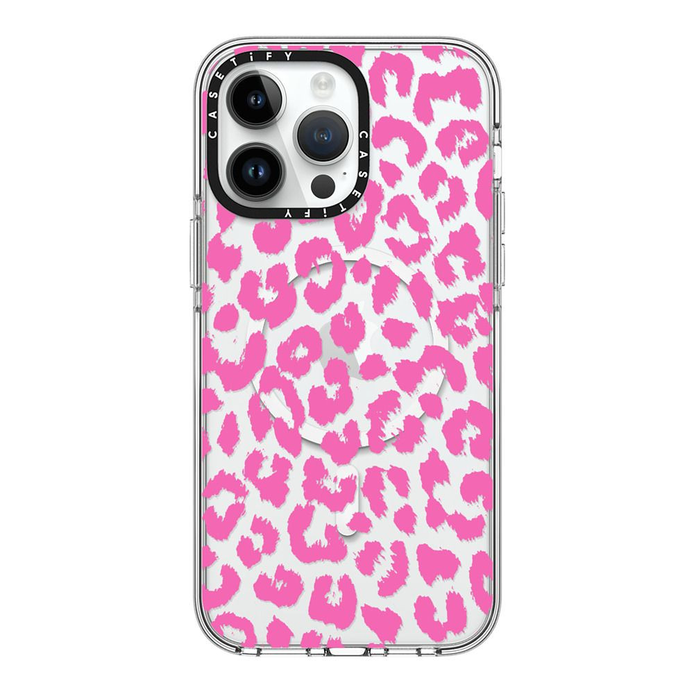 Pink Transparent Leopard Print | Casetify
