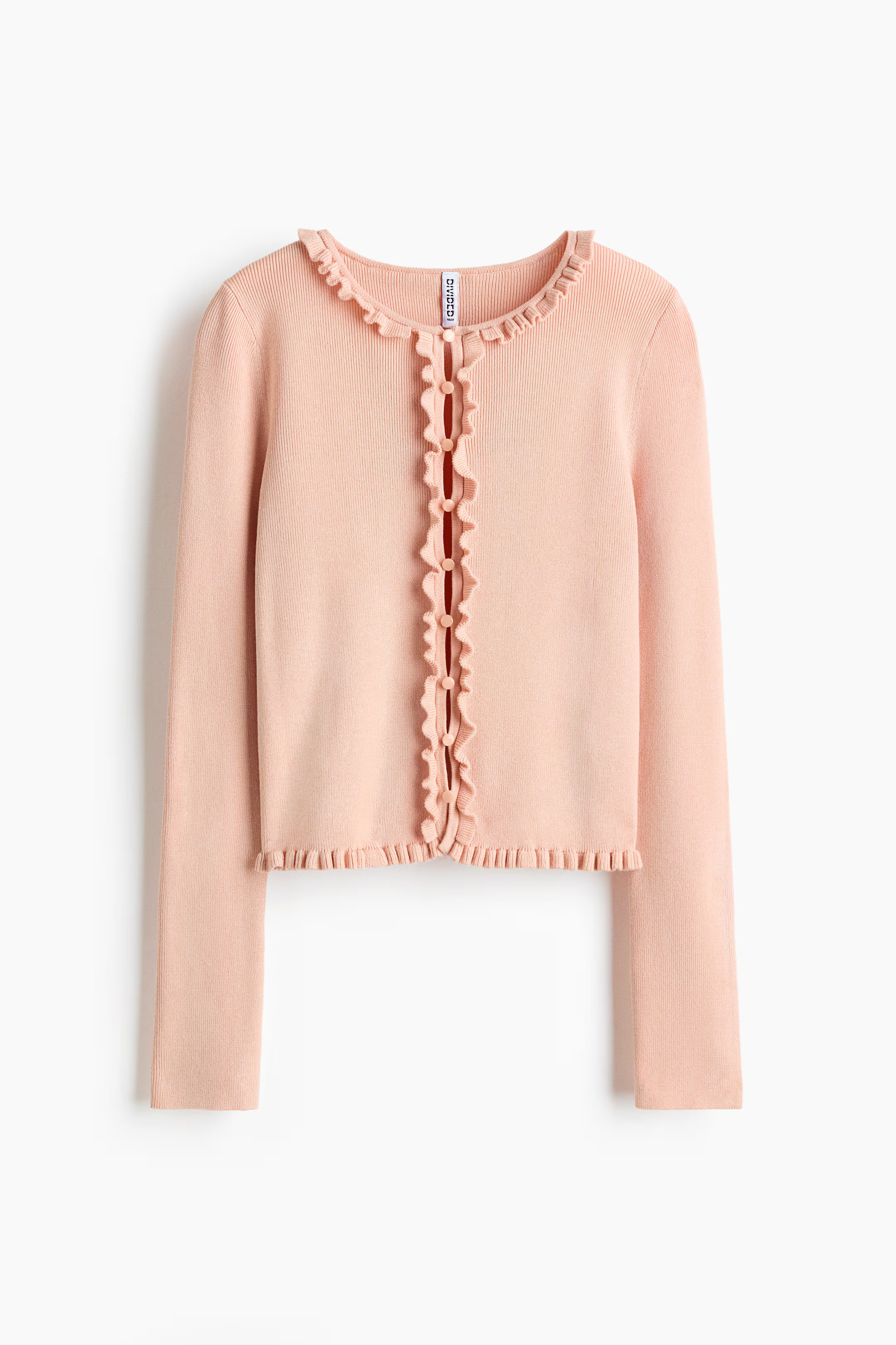 Ruffle-Trimmed Cardigan | H&M (US + CA)