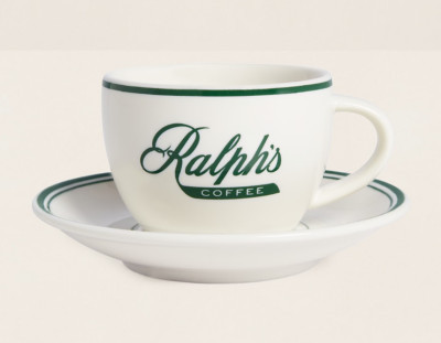 RALPH'S COFFEE by Ralph Lauren Porcelain Espresso Cup & Saucer Set (polo) | eBay US