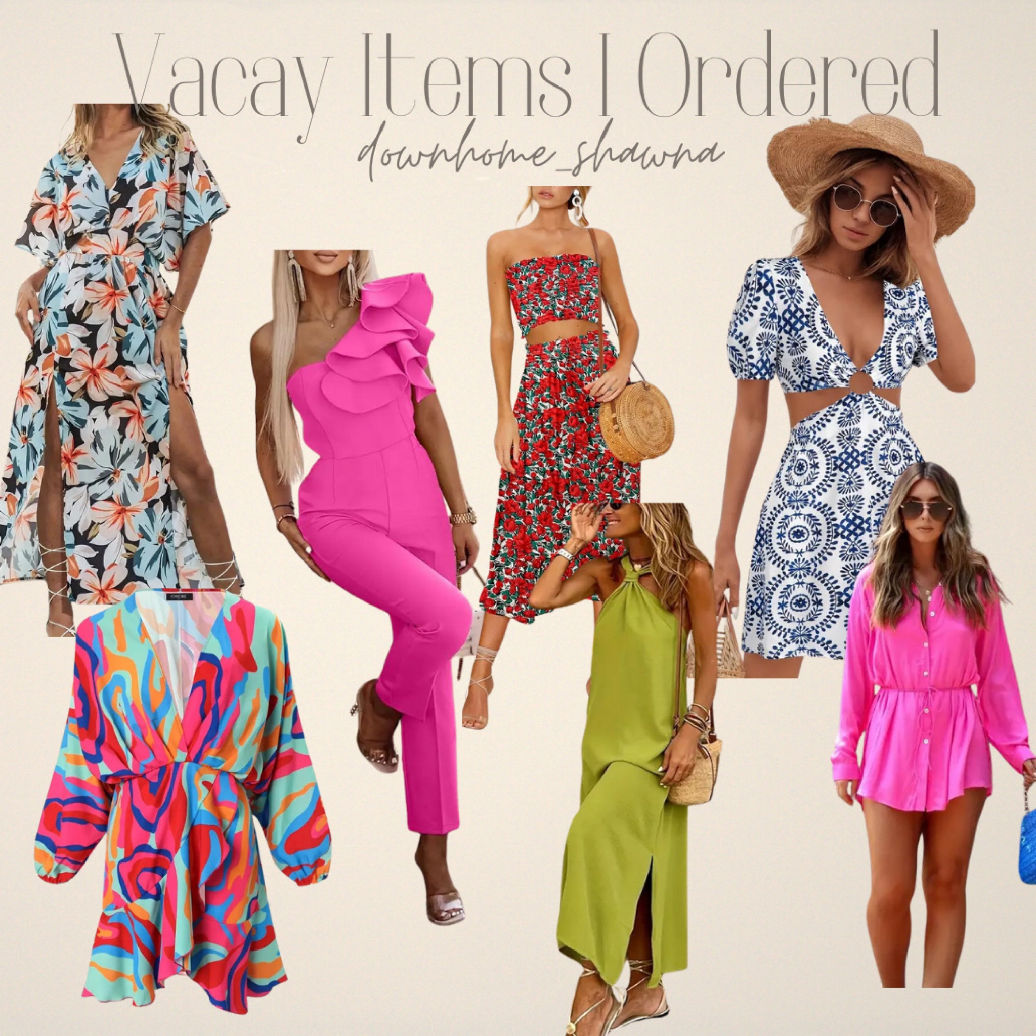 Vacation mode in full effect!! That’s outfits are great for your next vacation or even #spring outfits!! Loving the pop of bright colors this season!!

#LTKSeasonal #LTKstyletip #LTKfindsunder50