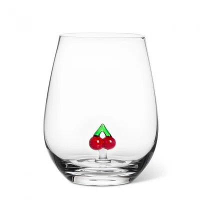 Cherries Stemless Wine Glass | Wayfair North America